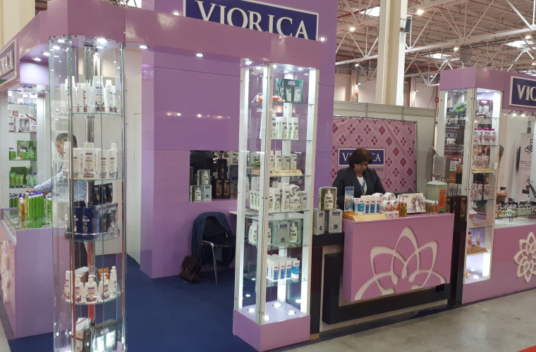 Produsele Viorica Cosmetic au ajuns la expoziția Cosmetics Beauty and Hair din București